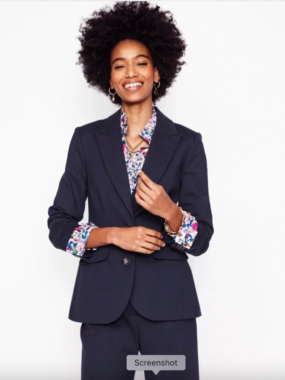 Boden Marylebone Ponte Blazer-Navy 8P (NWT)
